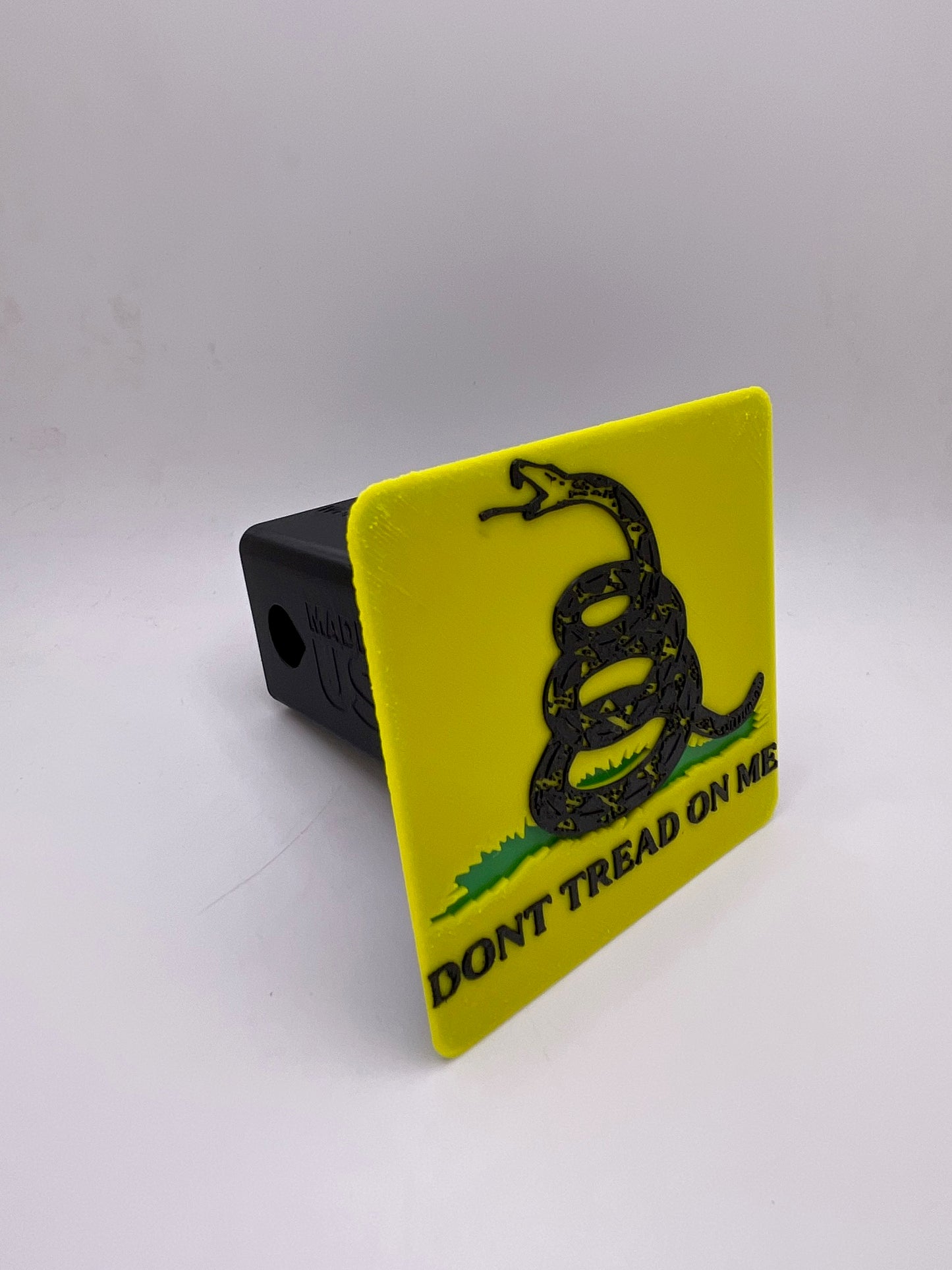 The Gadsden Flag | Trailer Hitch Cover | Tow Hitch Cover | Receiver Hitch Cover