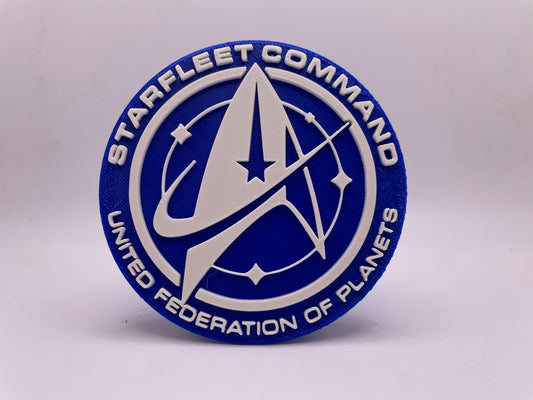 Starfleet Command | Trailer Hitch Cover | Tow Hitch Cover | Receiver Hitch Cover | Star Trek | 3D Printed