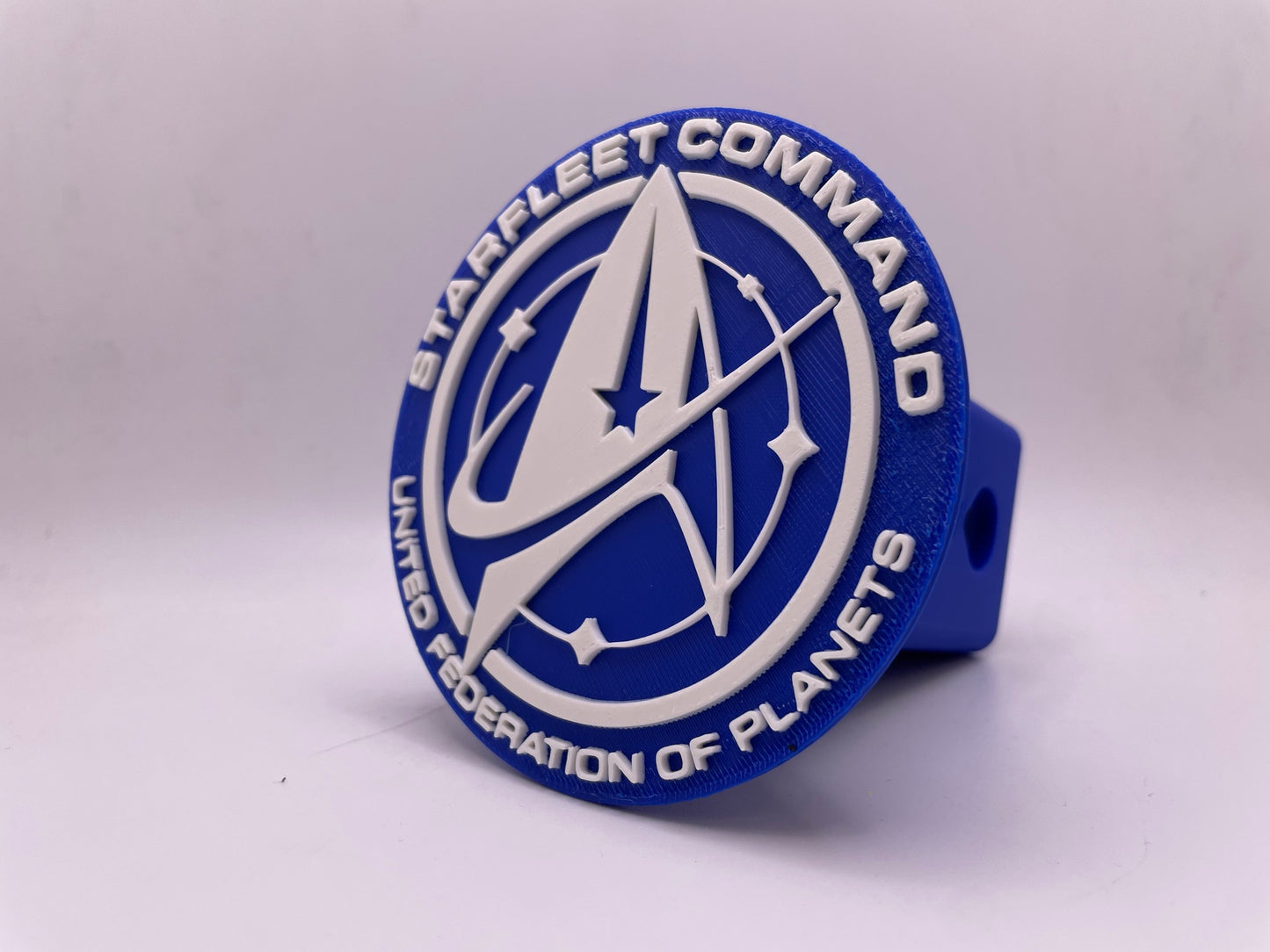 Starfleet Command | Trailer Hitch Cover | Tow Hitch Cover | Receiver Hitch Cover | Star Trek | 3D Printed